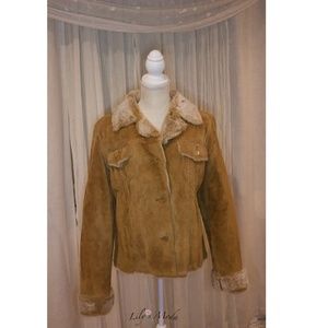Charter Club | Genuine Fur Leather Jacket
